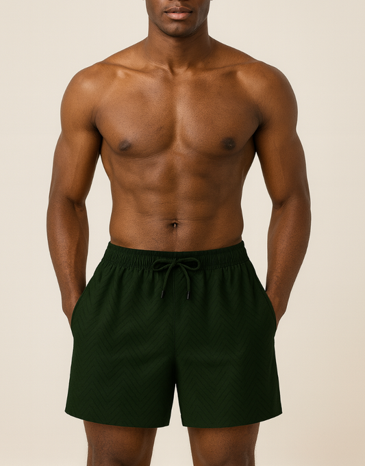 V Pattern Swim Short