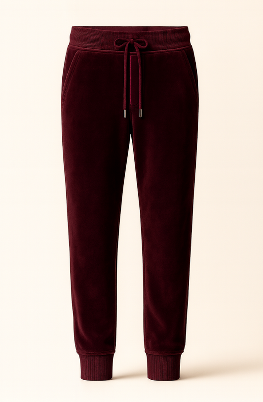 Vanxar Velour Silk Sweatpants