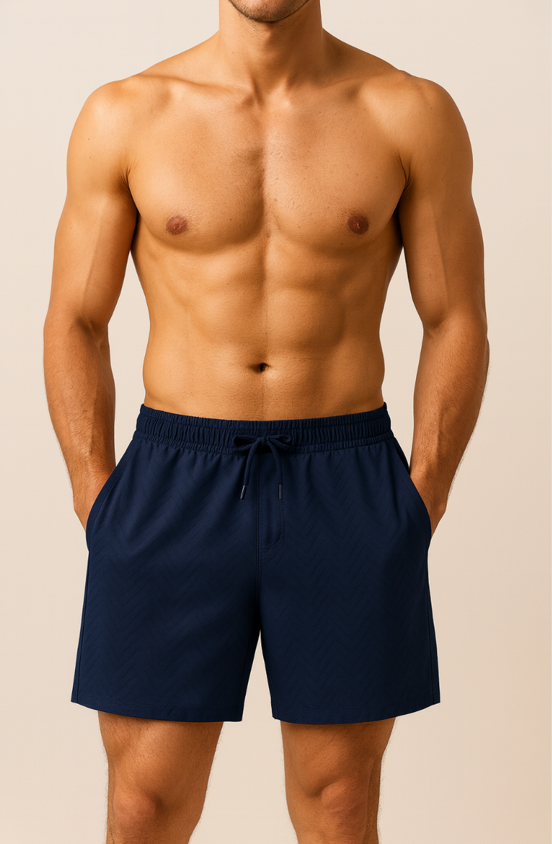 V Pattern Swim Short