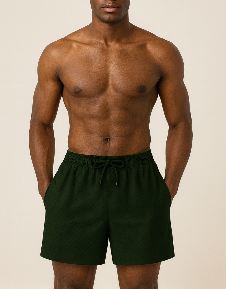 V Pattern Swim Short