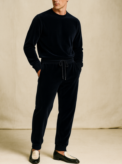 Vanxar Velour Silk Sweatpants