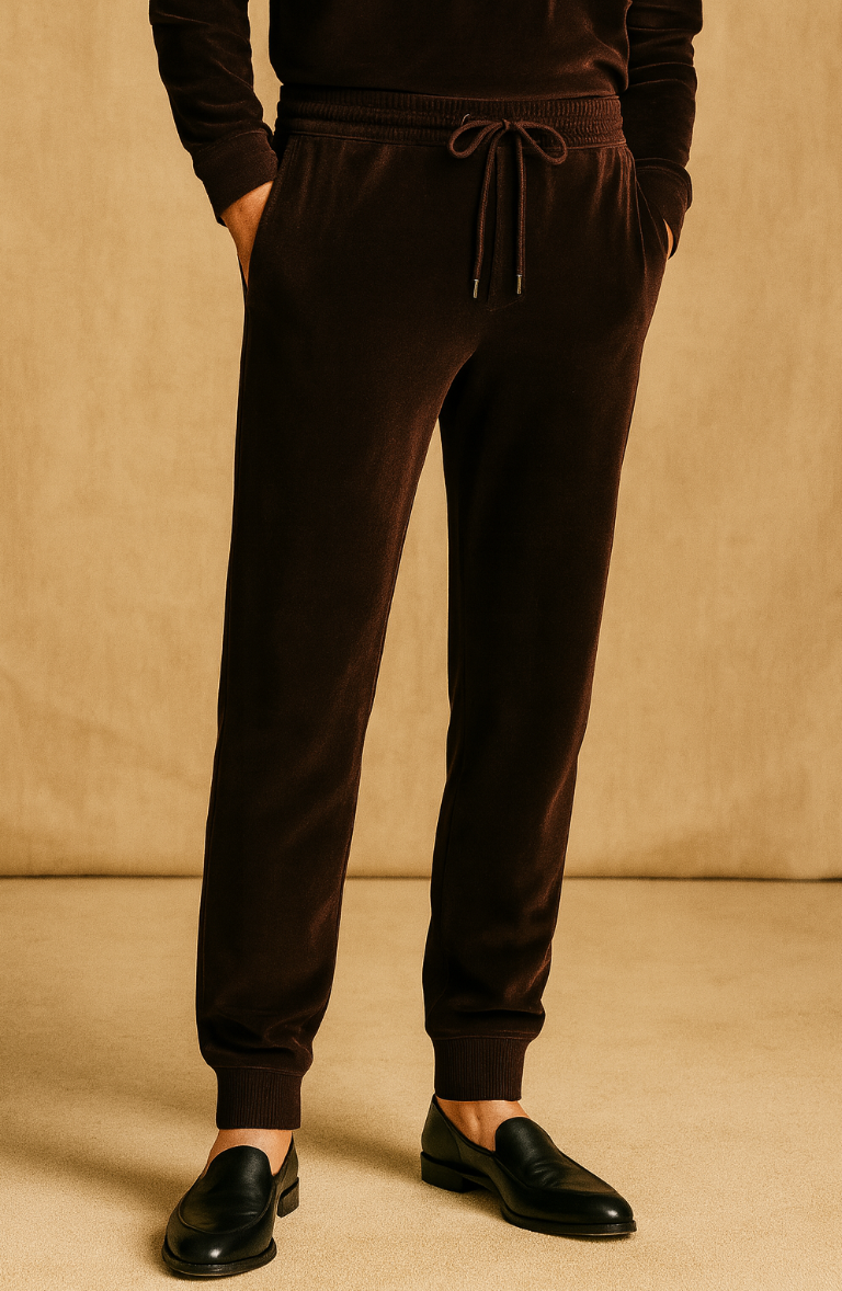 Vanxar Velour Silk Sweatpants