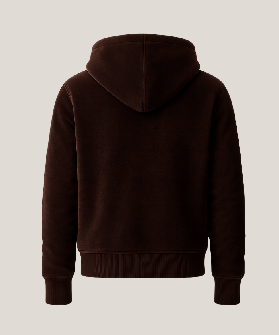 Vanxar Velour Silk Zip-Up Hoodie